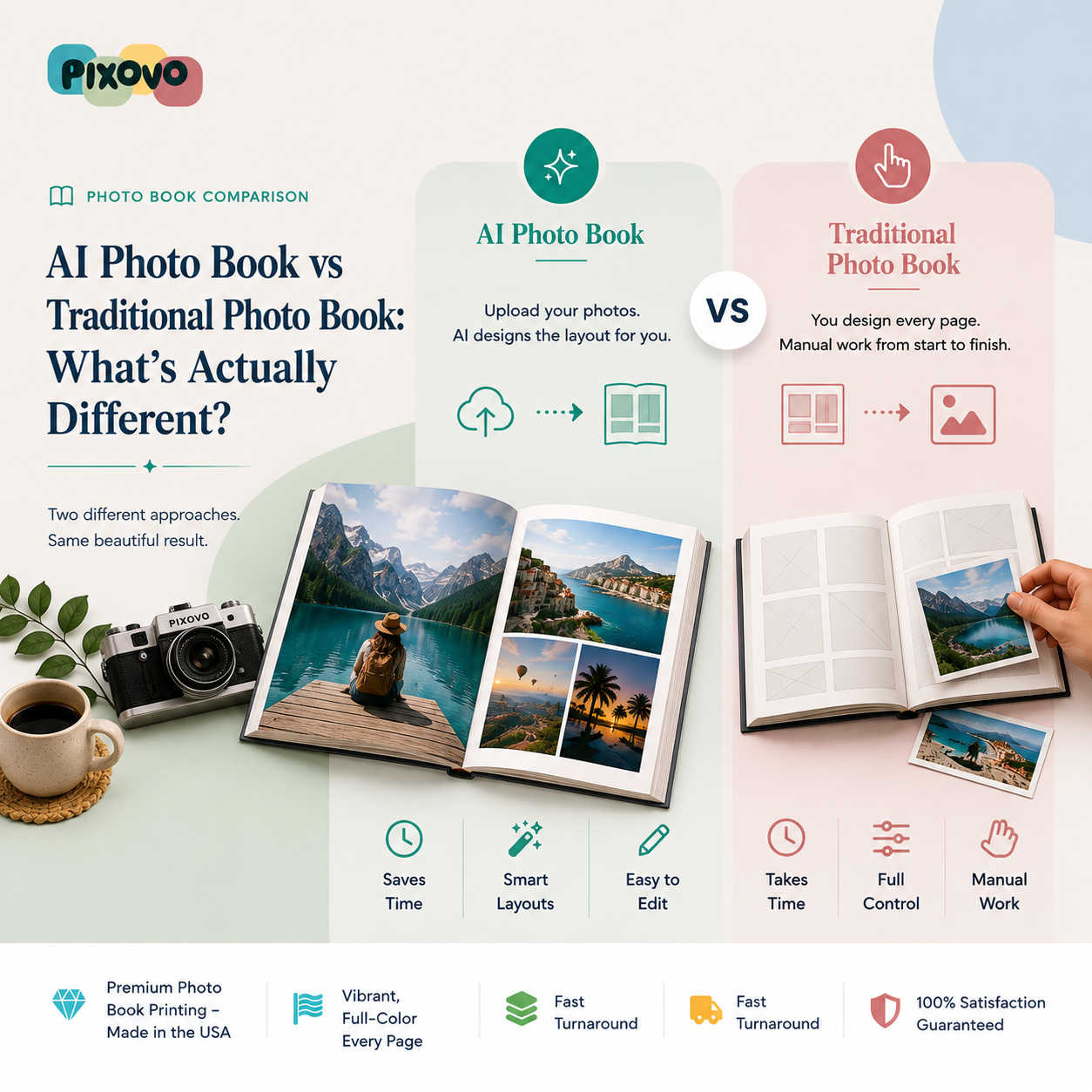 AI Photo Book vs Traditional Photo Book: What's Actually Different?