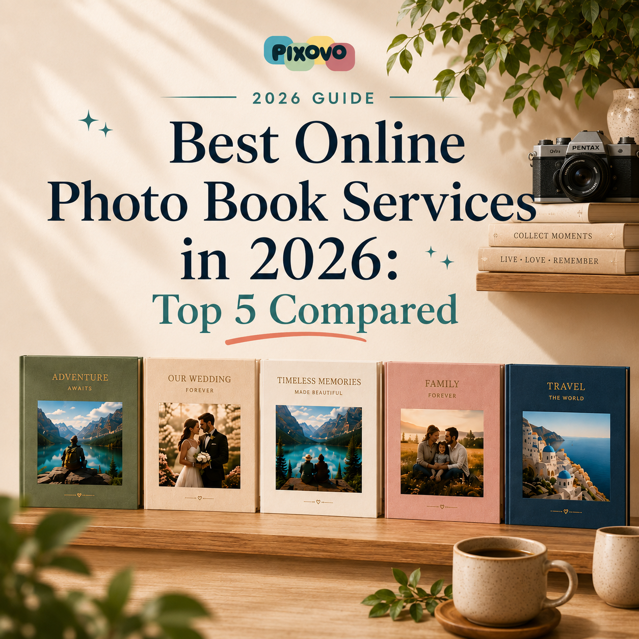 Selecting phone photos to build a Pixovo photo book